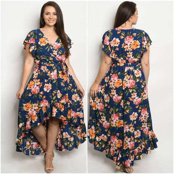 YELLOW FLORAL MAXI DRESS - Picture 5 of 11